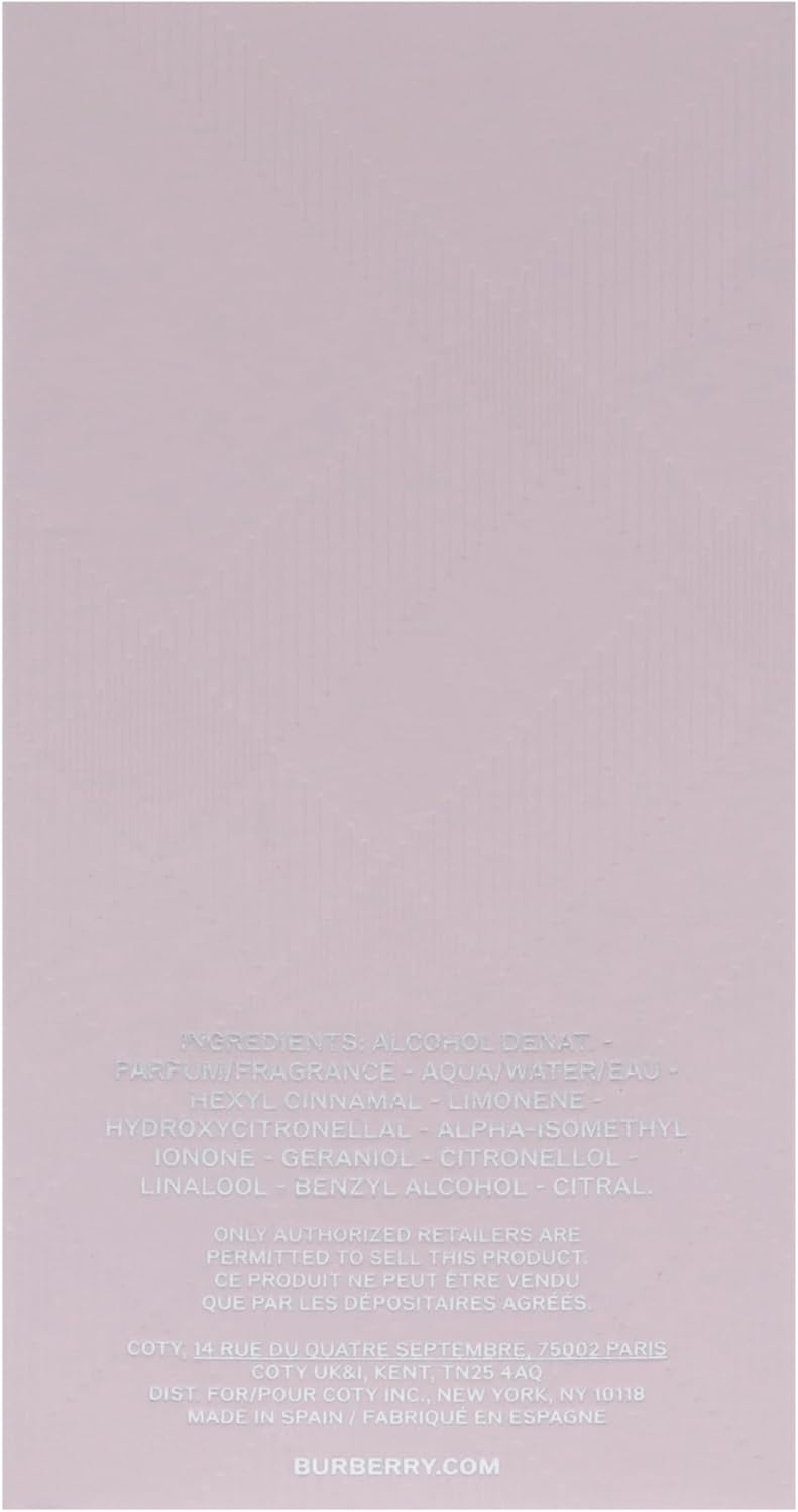 Burberry Brit Sheer For Her Eau De Toilette 100ml