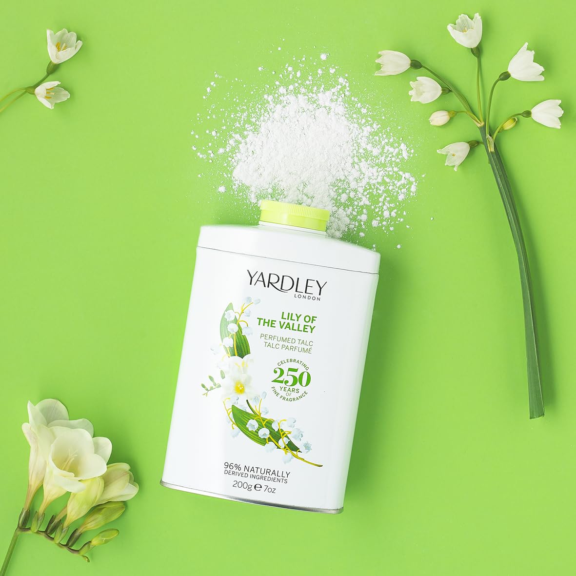 Yardley Lily Of The Valley Perfumed Body Powder 50g / 200g