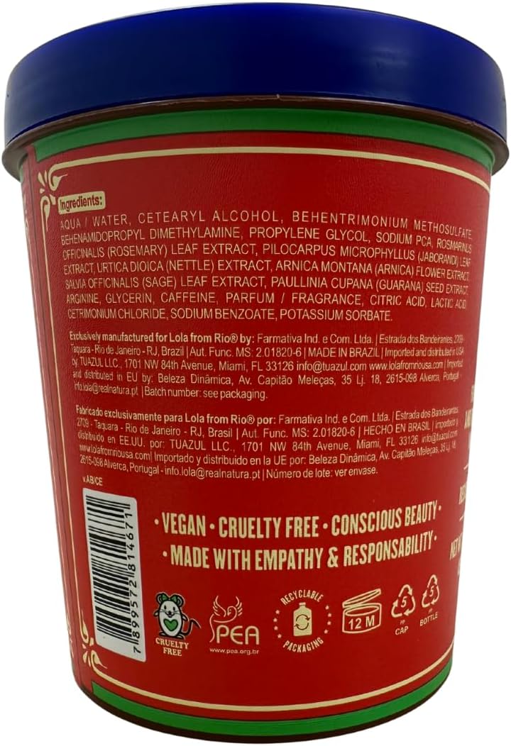 Lola Cosmetics Rapunzel Strengthening Hair Mask 450g