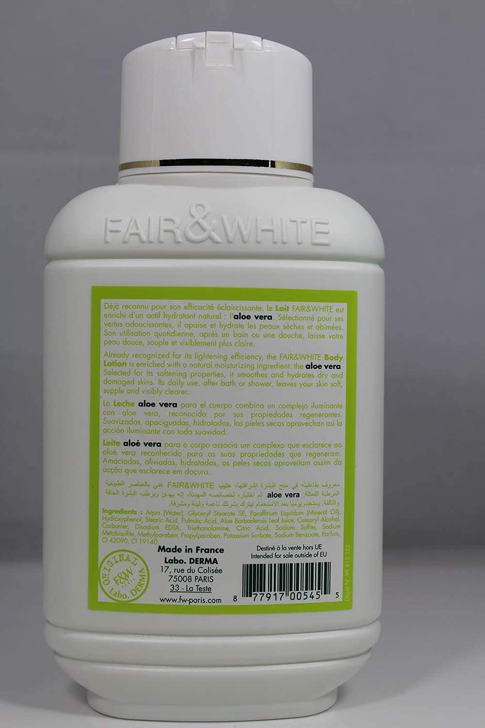 F & W Original Aloe Vera Moisturising Lotion 500ml