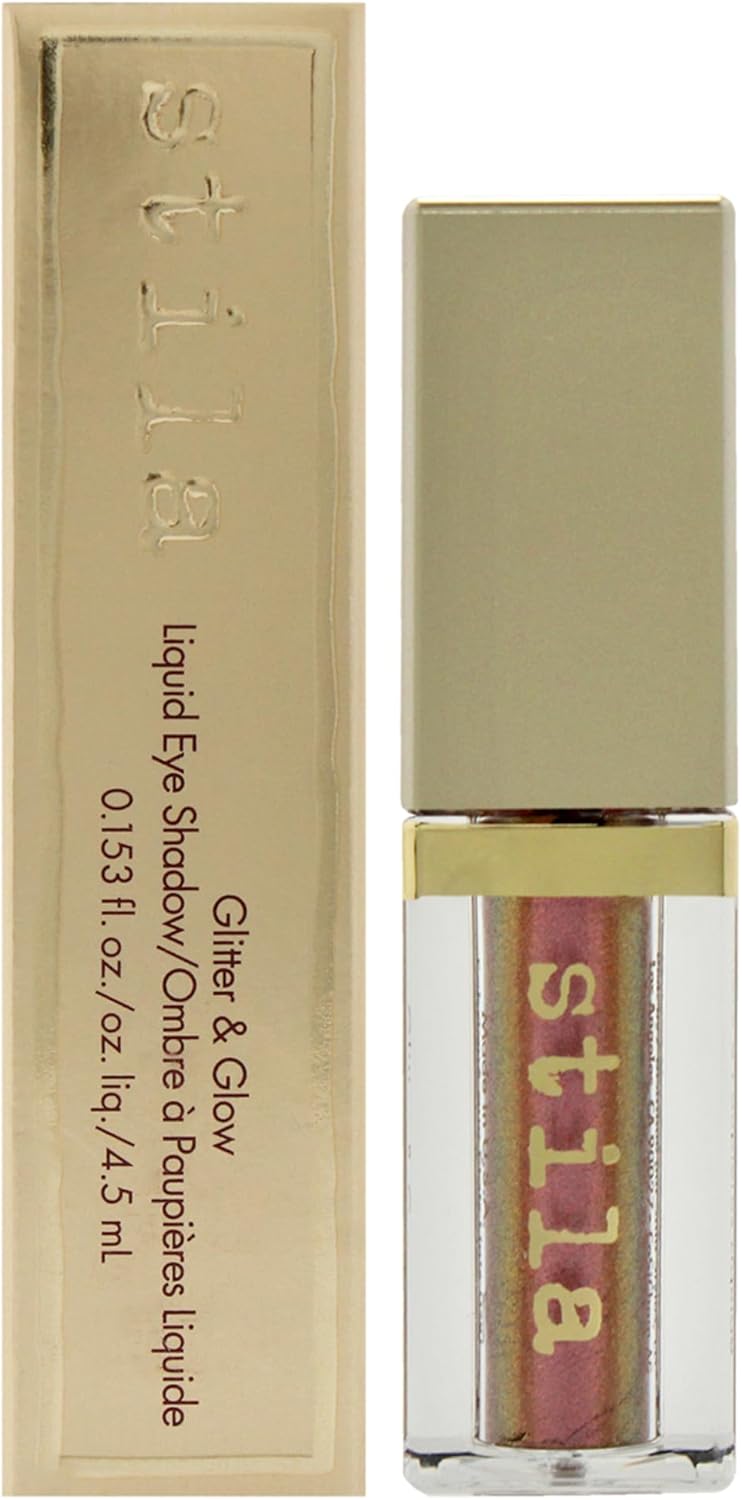 STILA Glitter And Glow Liquid Eye Shadow Rockin Rose 4.5ml