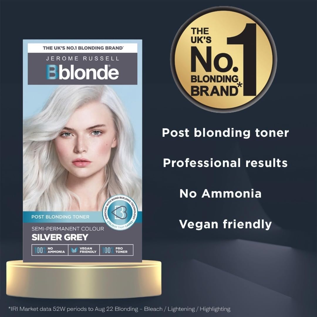 Bblonde Jerome Russell Post Blonding Toner Semi Permanent Silver Mist