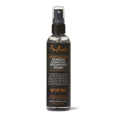 Shea Moisture African Black Soap Bamboo Charcoal Detoxifying Toner 133ml