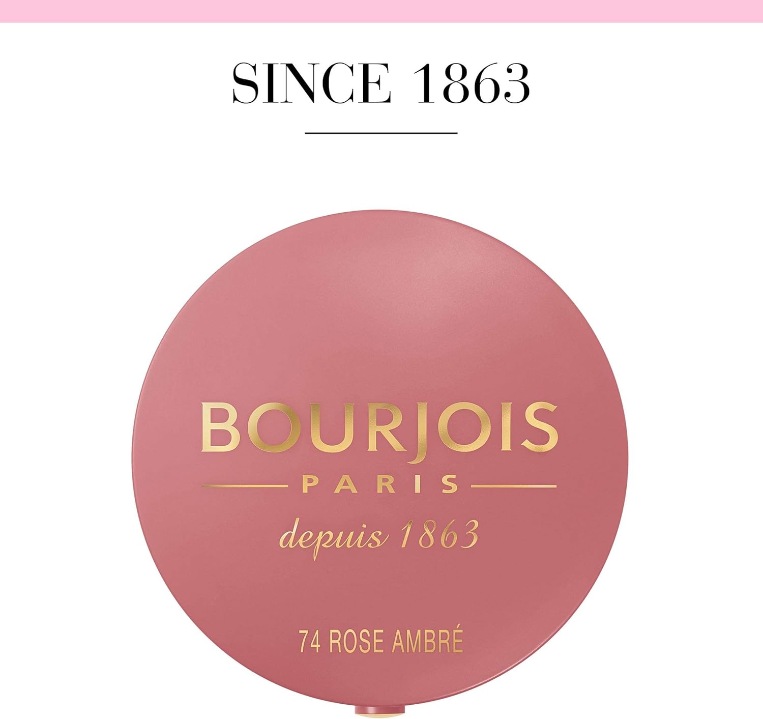 Bourjois Little Round Pot Blusher 74 Rose Amber 2.5g