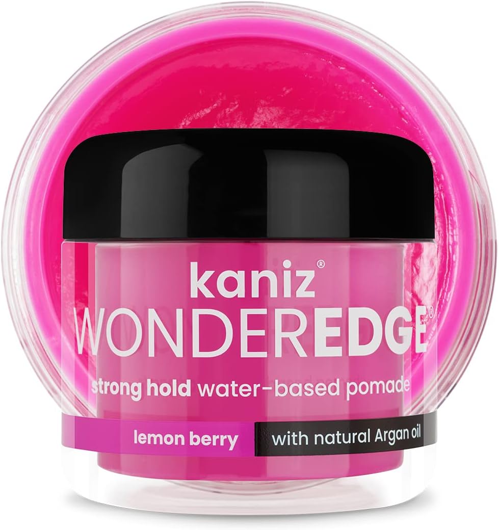 Kaniz Wonder Edge Lemon Berry Scent Strong Hold Water Based Pomade 120ml