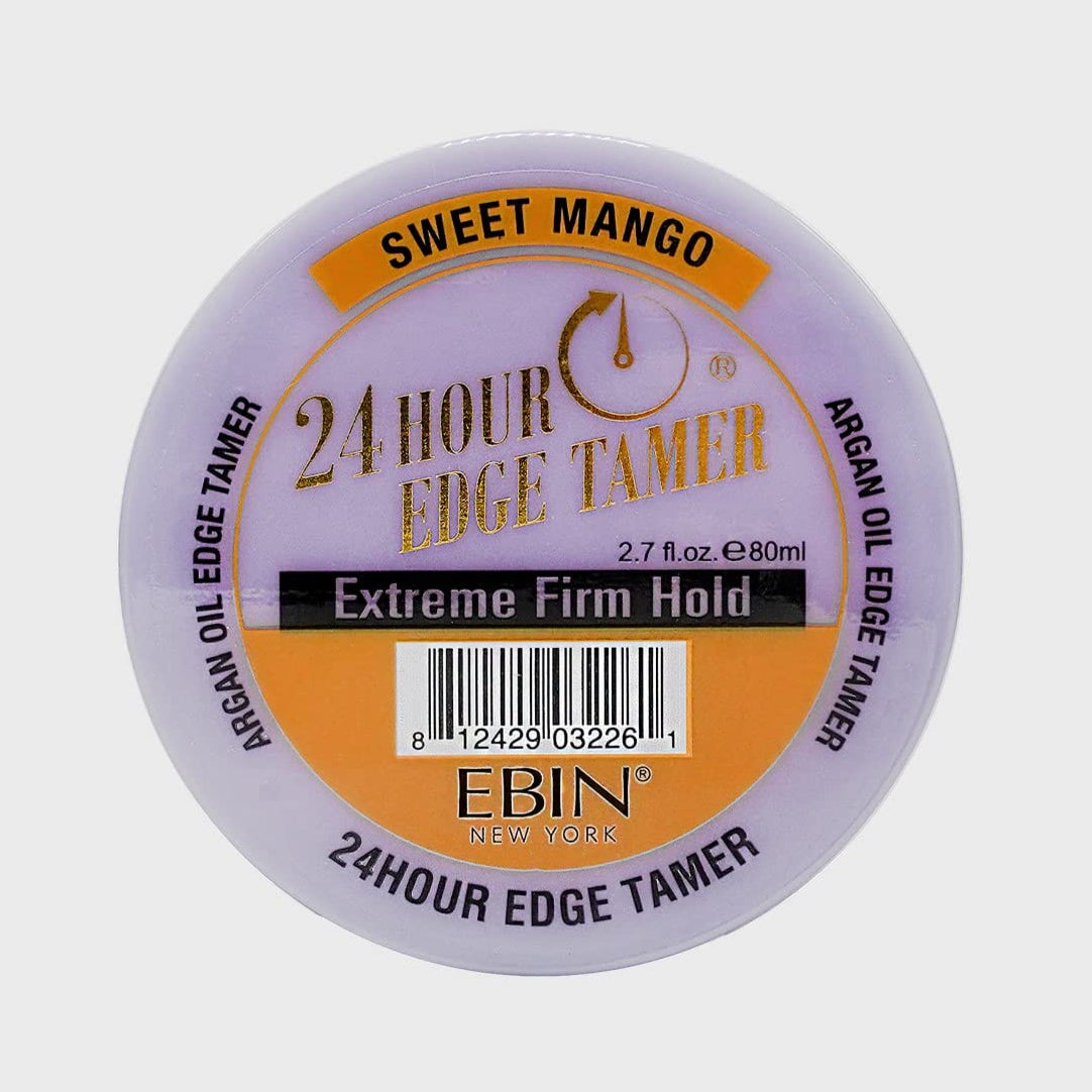 EBIN 24 Hour Edge Tamer Sweet Mango Extreme Firm Hold 80ml, 15ml / 250ml