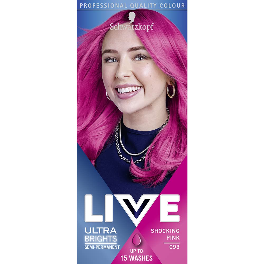 Schwarzkopf Live Color XXL Ultra Brights Semi Permanent Colour 93 Shocking Pink