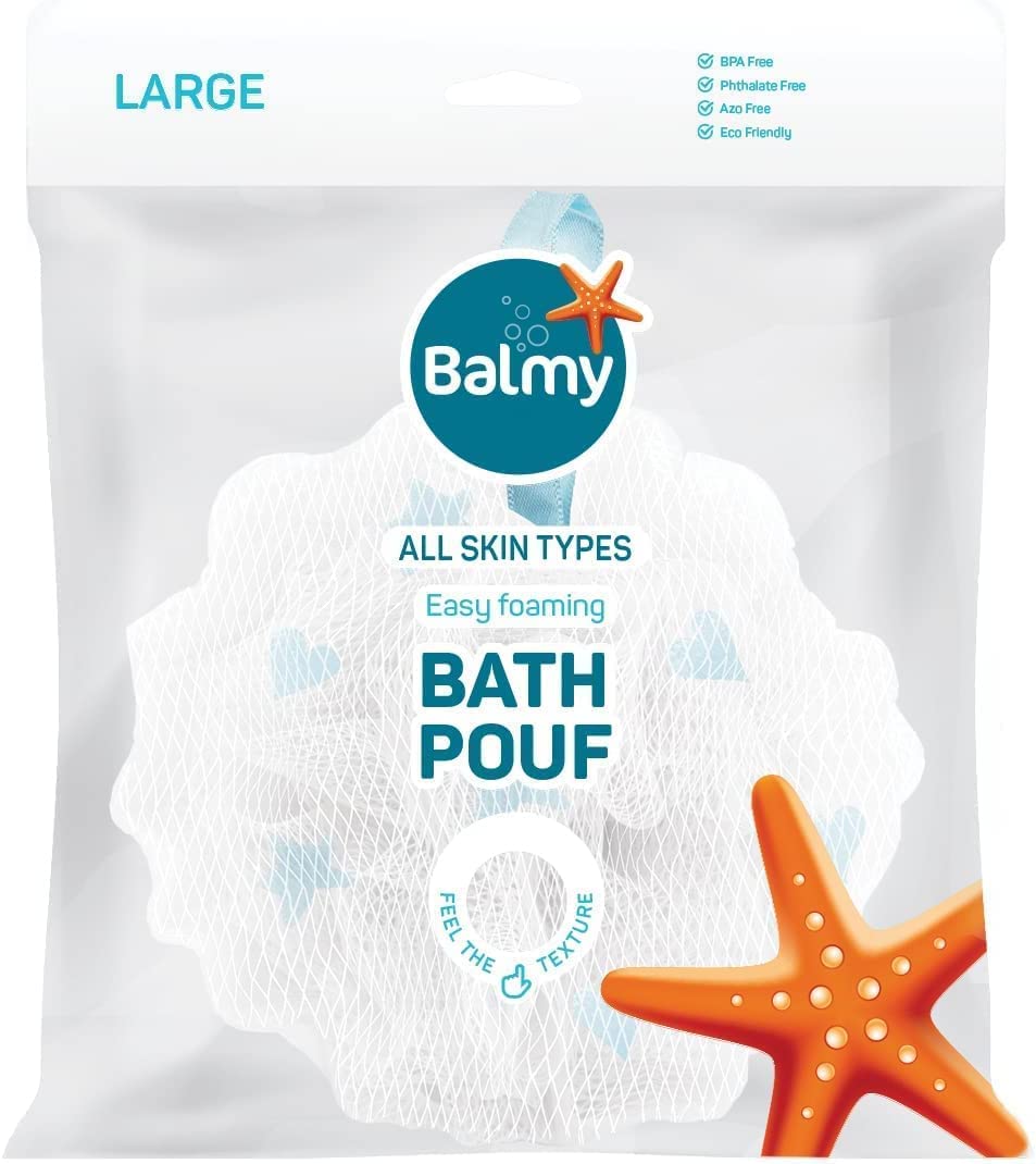 Balmy Naturel Balmy Easy Foaming Bath Pouf Large