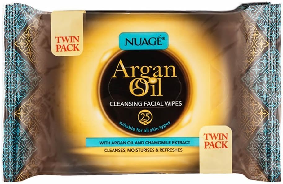 Nuage Argan Oil Cleansing Facial Wipes