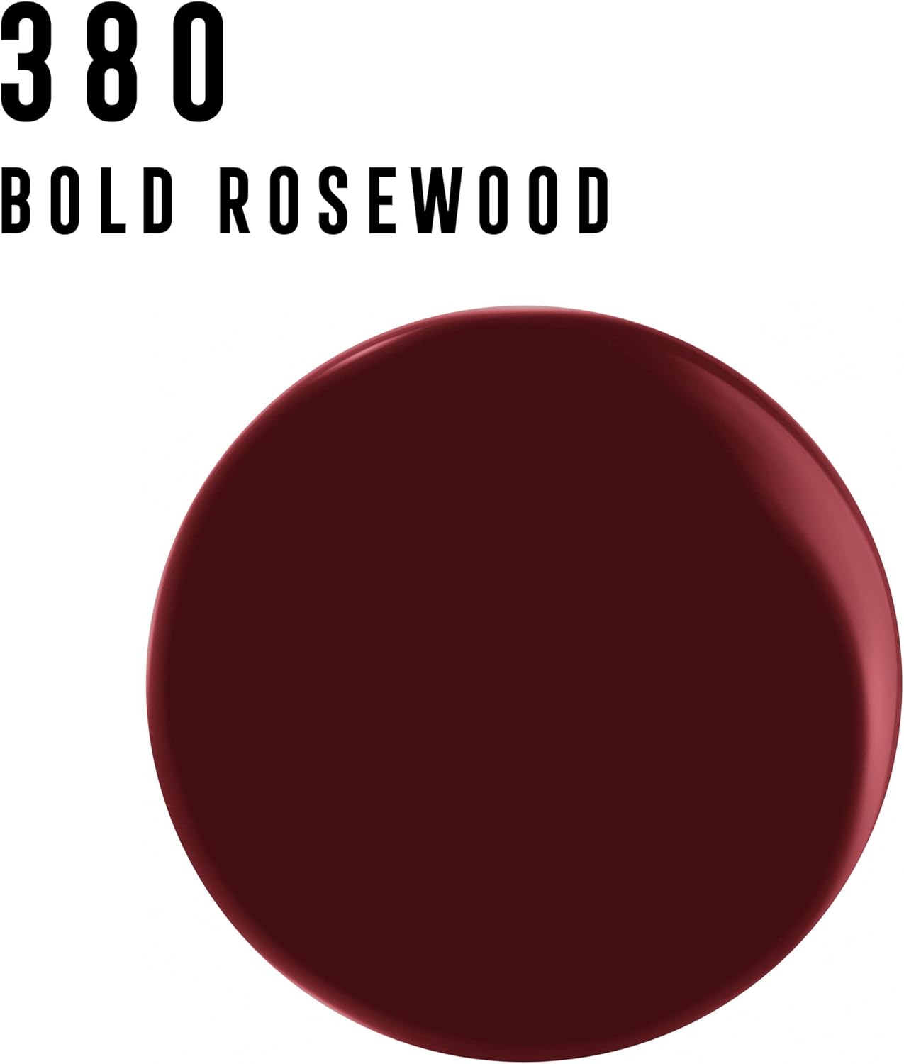 Max Factor Miracle Pure Nail Polish Priyanka Edition 380 Bold Rosewood