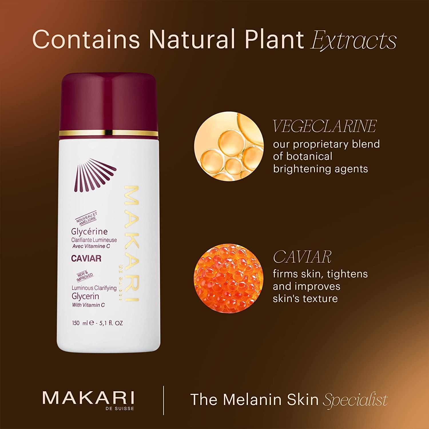 Makari Caviar Glycerin with Vitamin C 150ml