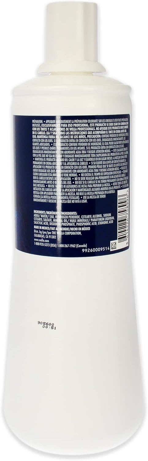 Wella Welloxon Perfect Creme Developer 1000ml