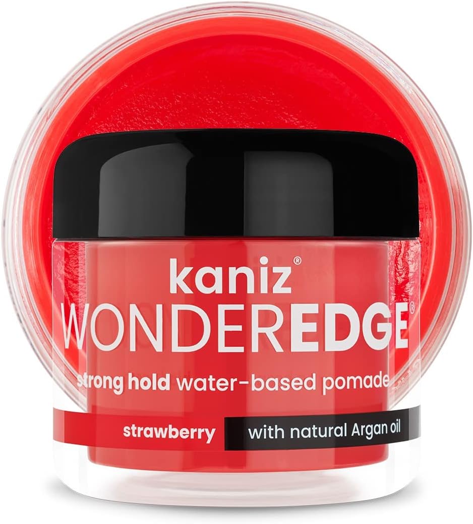 Kaniz Wonder Edge Strawberry Scent Strong Hold Water Based Pomade 120ml