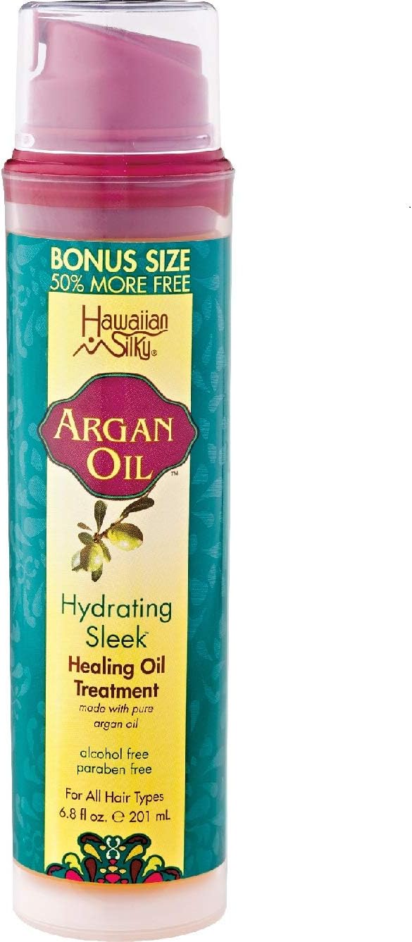 Hawaiian Silky Hydrating Sleek Argan Oil Healing Treatment 201ml