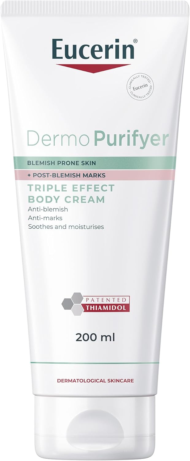 Eucerin Dermo Purifyer Oil Control Triple Effect Body Cream 200ml