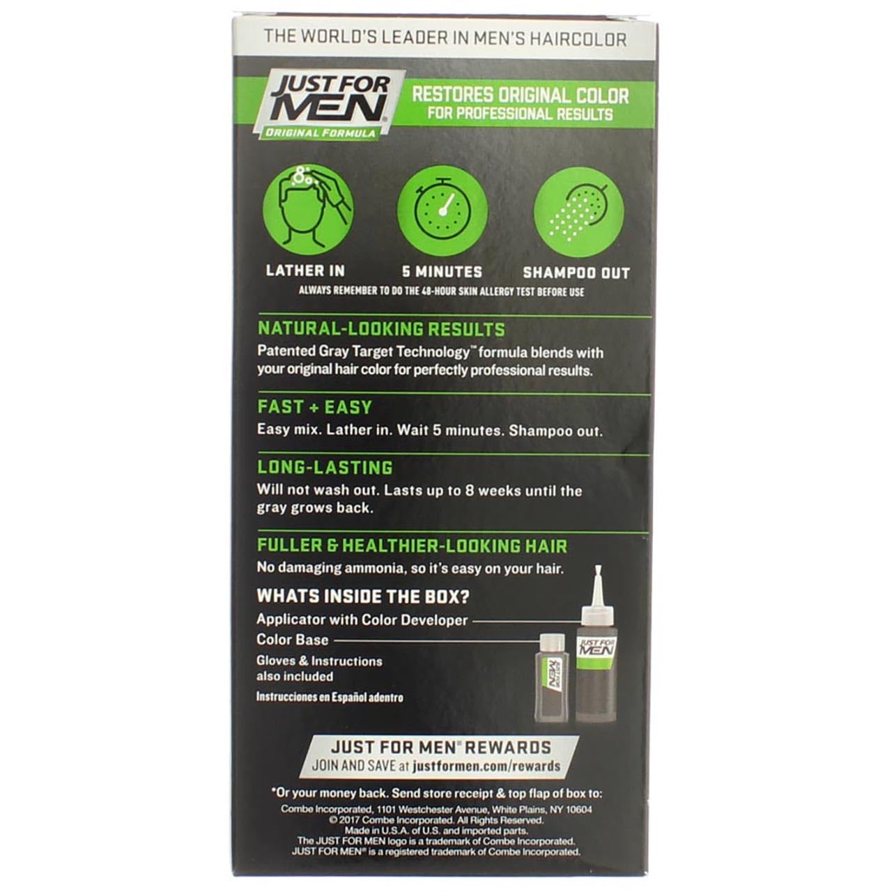 Just For Men Original Formula Natural Look - Real Black