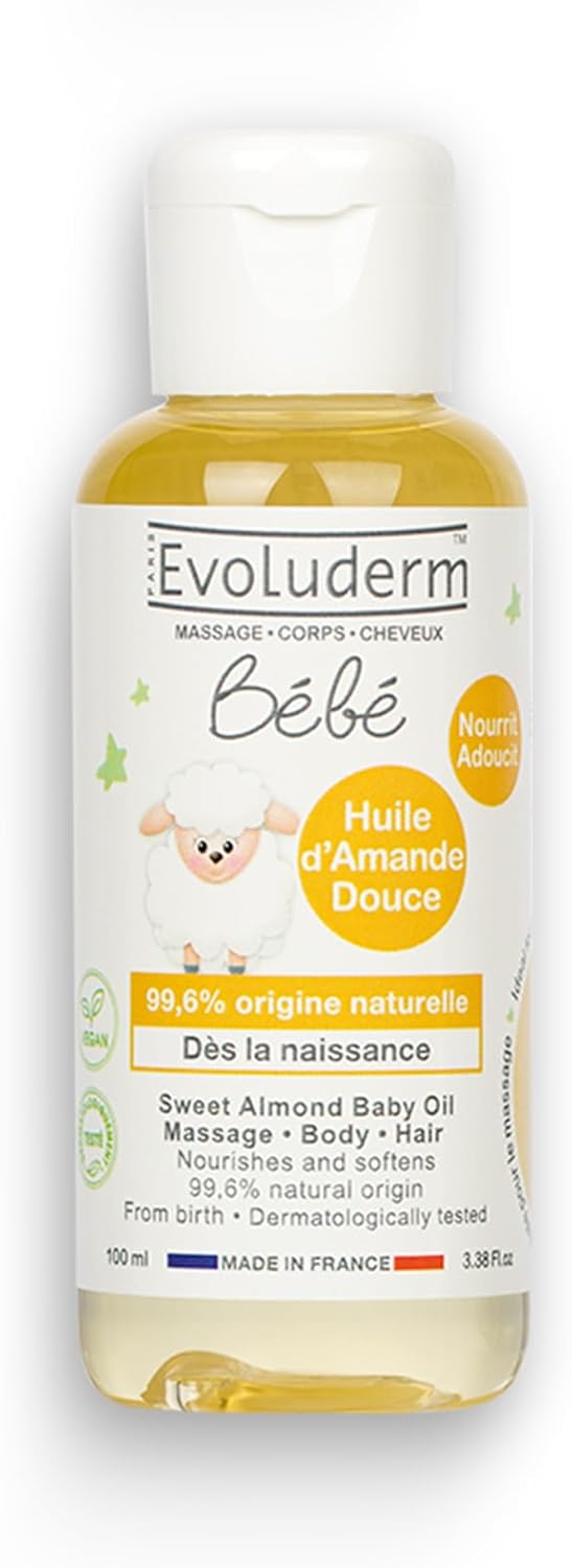Evoluderm Bebe Sweet Almond Baby Oil 100ml