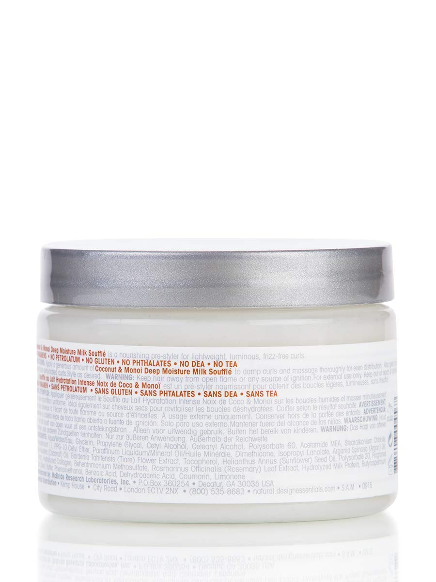 Design Essentials Natural Coconut And Monoi Deep Moisture Milk Souffle 340g