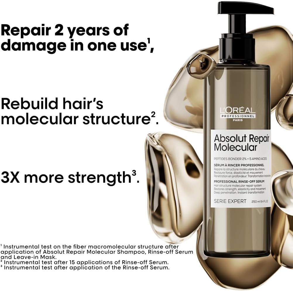Loreal Absolut Repair Molecular Professional Rinse Off Serum 250ml