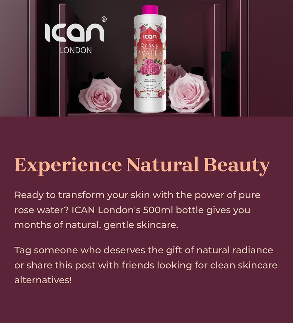 Ican London Rose Water 500ml