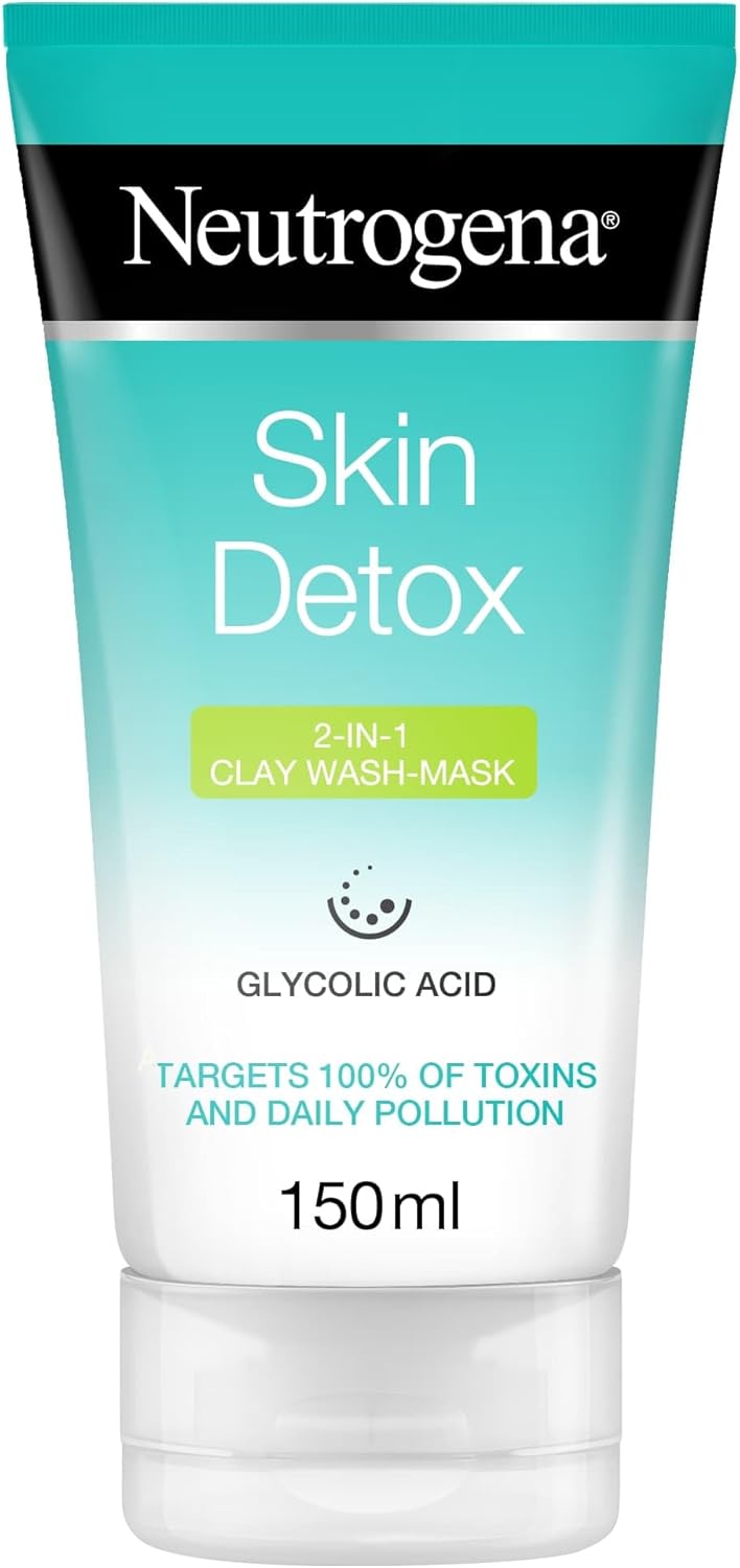 Johnson And Johnson Neutrogena Skin Detox 2 In 1 Clay Wash Mask 150ml