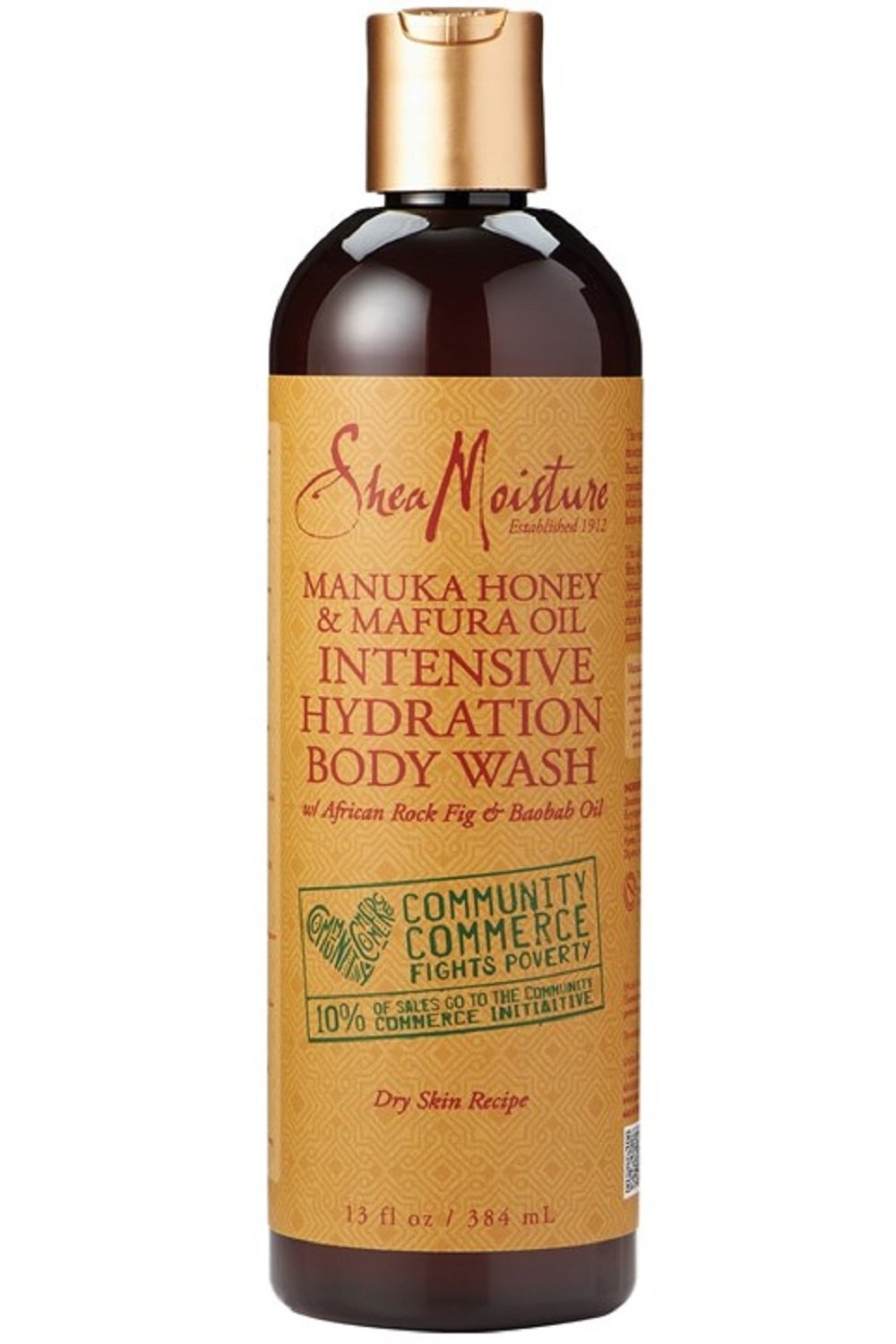 Shea Moisture Manuka Honey And Mafura Oil Intensive Hydration Body Wash 384ml