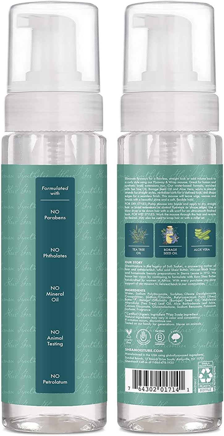 Shea Moisture Wig And Weave Flyaway And Wrap Mousse 222ml