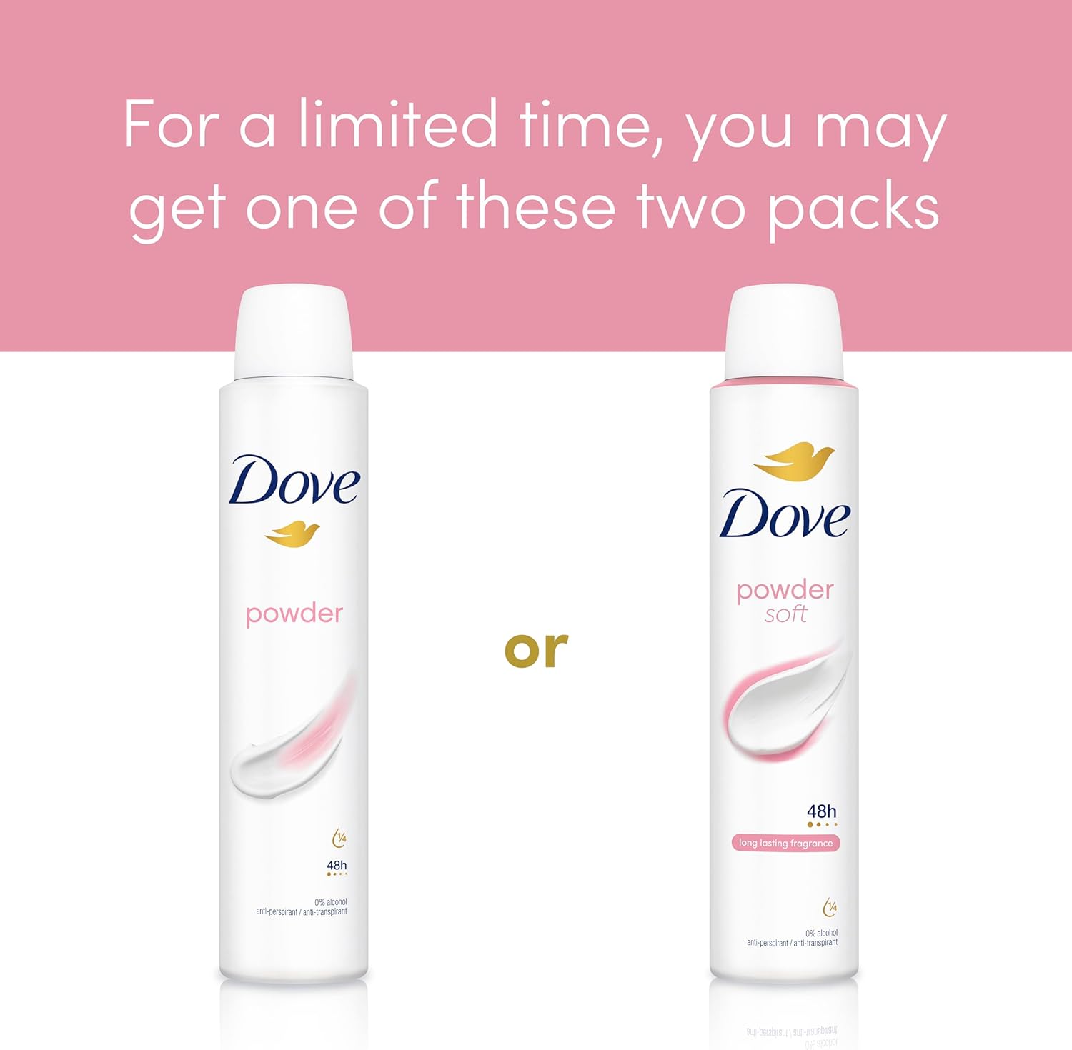 Dove Powder Soft 48H Anti Perspirant Spray 200ml