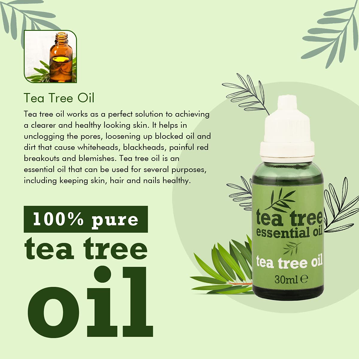 Xpel Marketing Tea Tree Essential Oil 30ml
