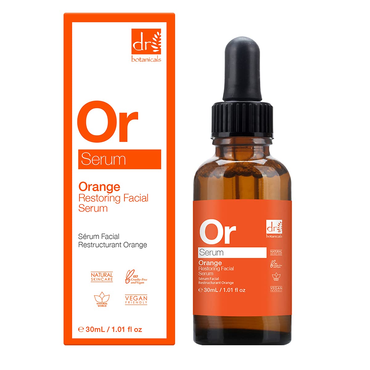 Dr Botanicals Or Orange Restoring Facial Serum 30ml