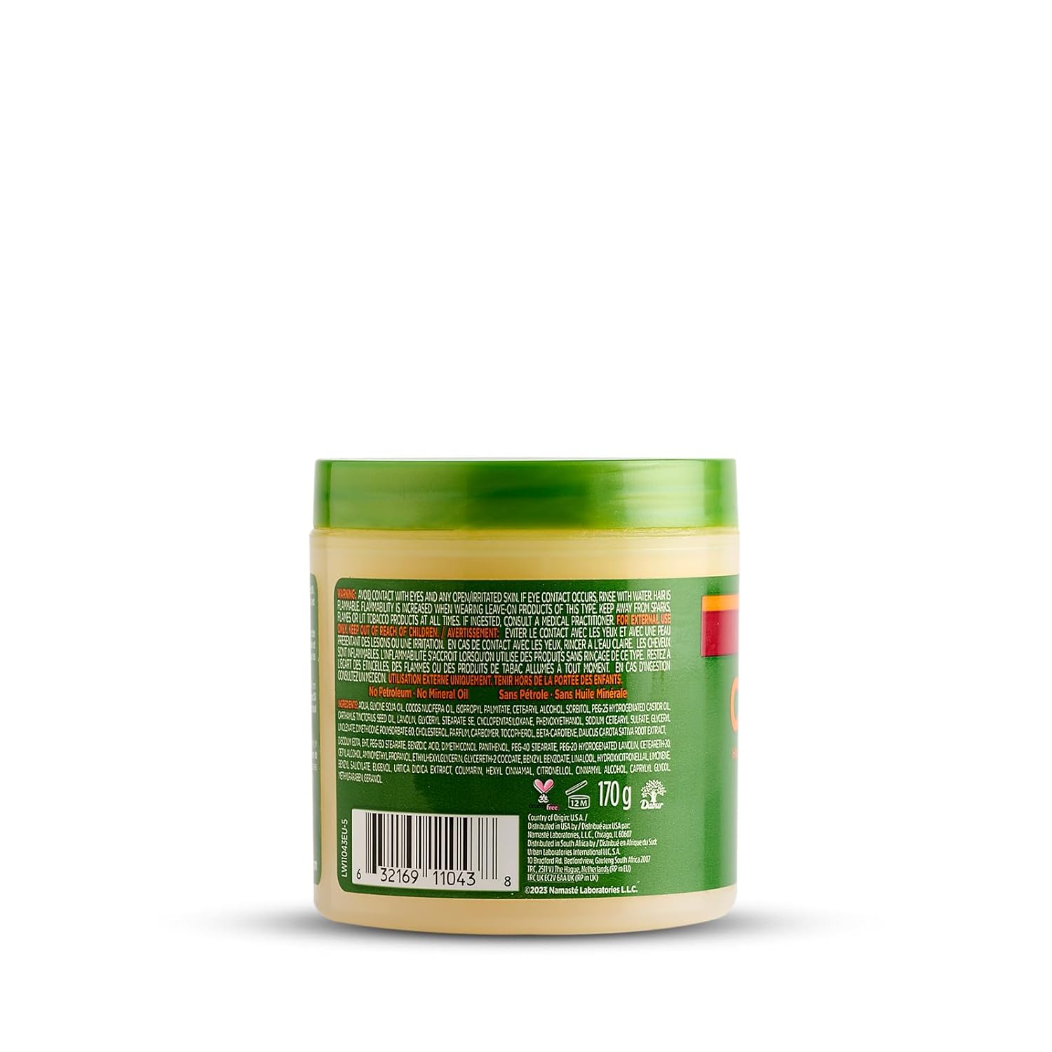 Organic Root Stimulator ORS Carrot Oil Creme 170g