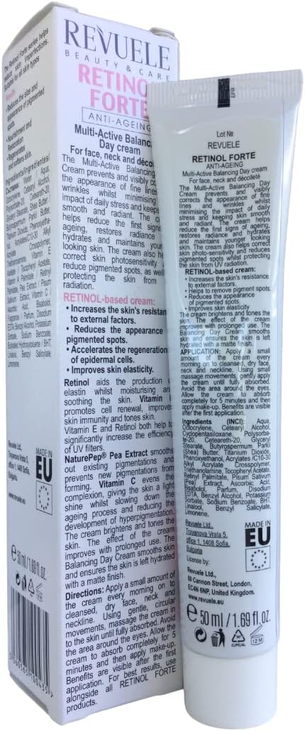 Revuele Retinol Anti Ageing Multi Active Balancing Day Cream 50ml