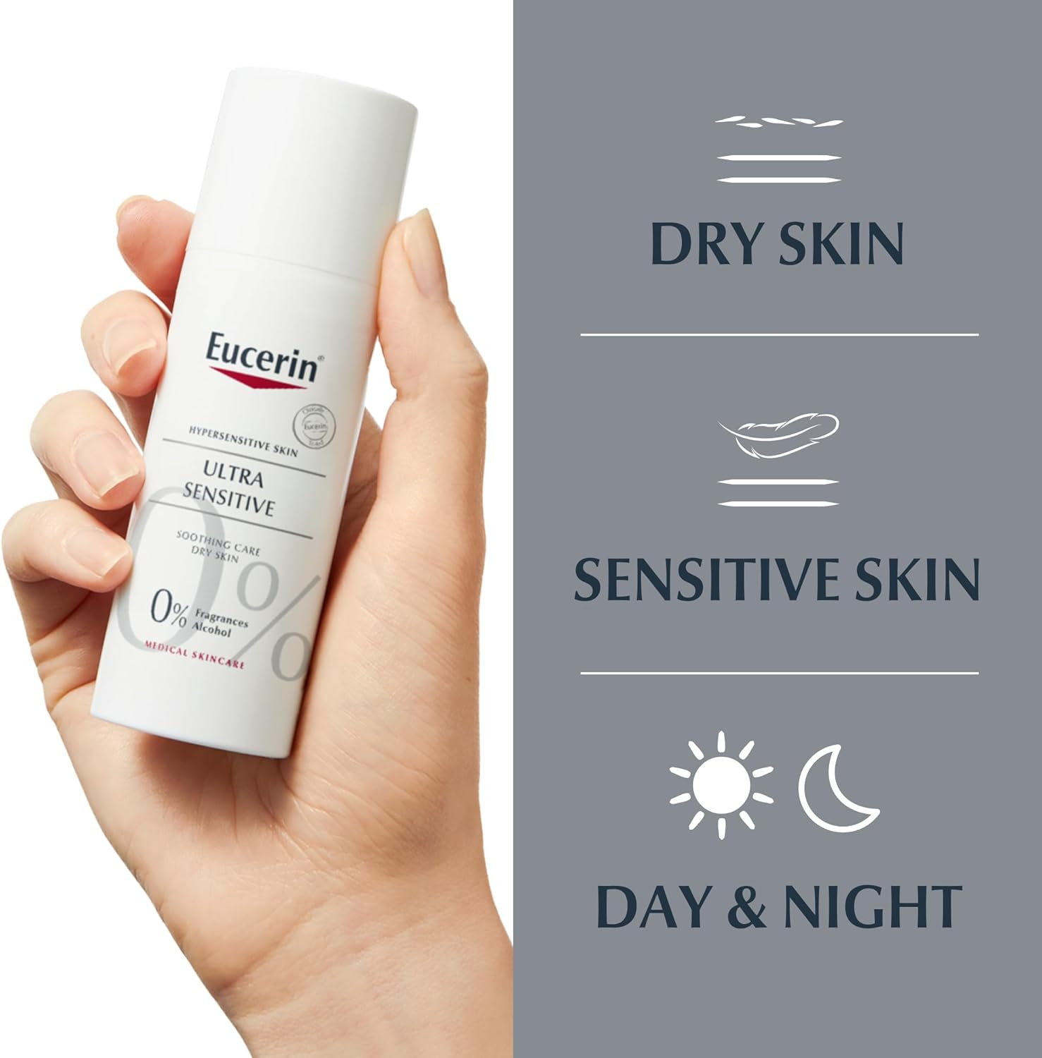 Eucerin Ultra Sensitive Soothing Care For Dry Skin 50ml