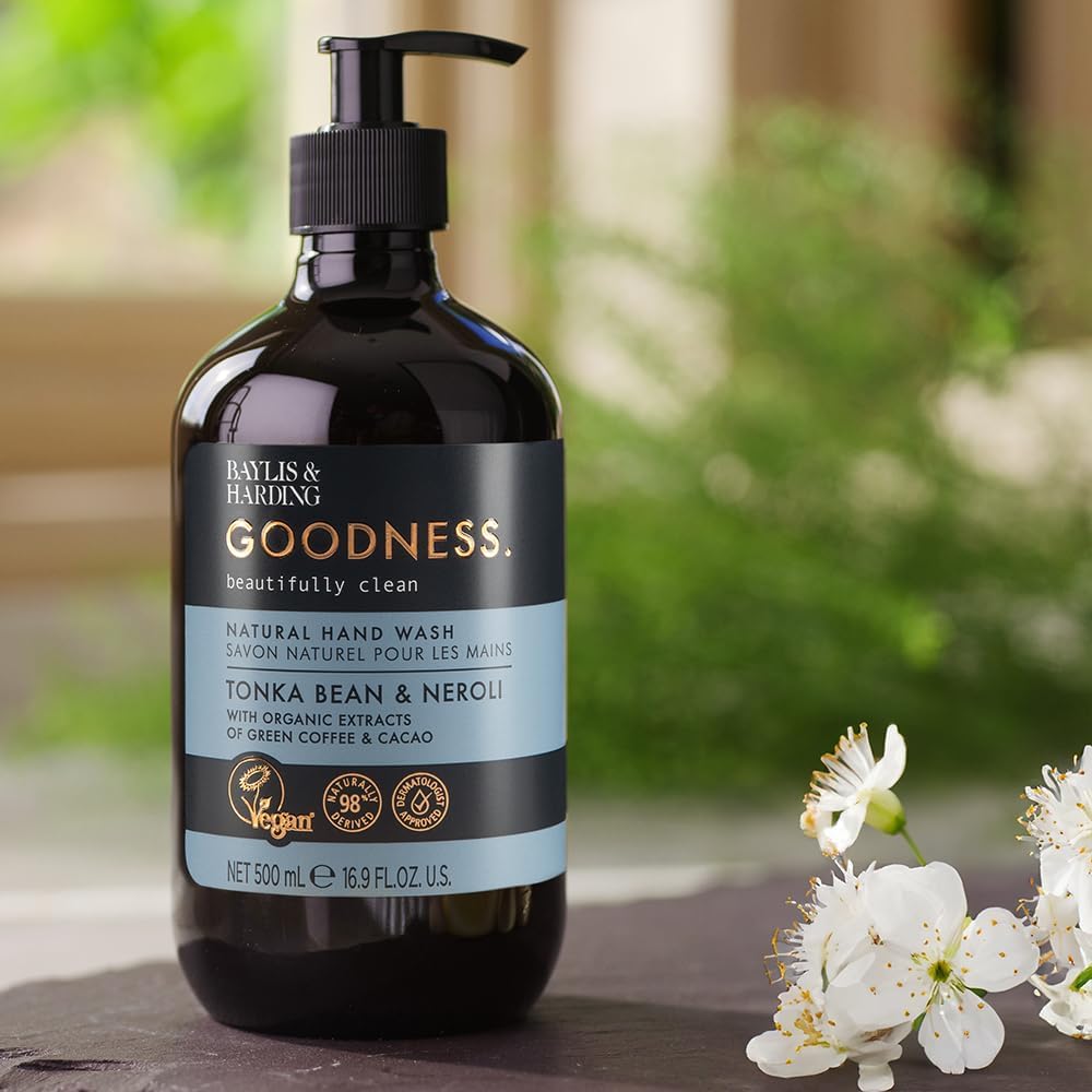 Baylis And Harding Goodness Tonka Bean And Neroli Natural Hand Wash 500ml