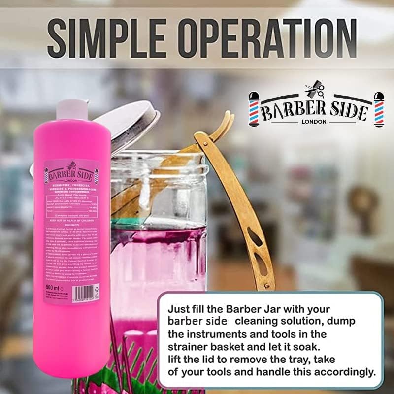 Ican London Barber Side London Germicide Pink Solution 500ml