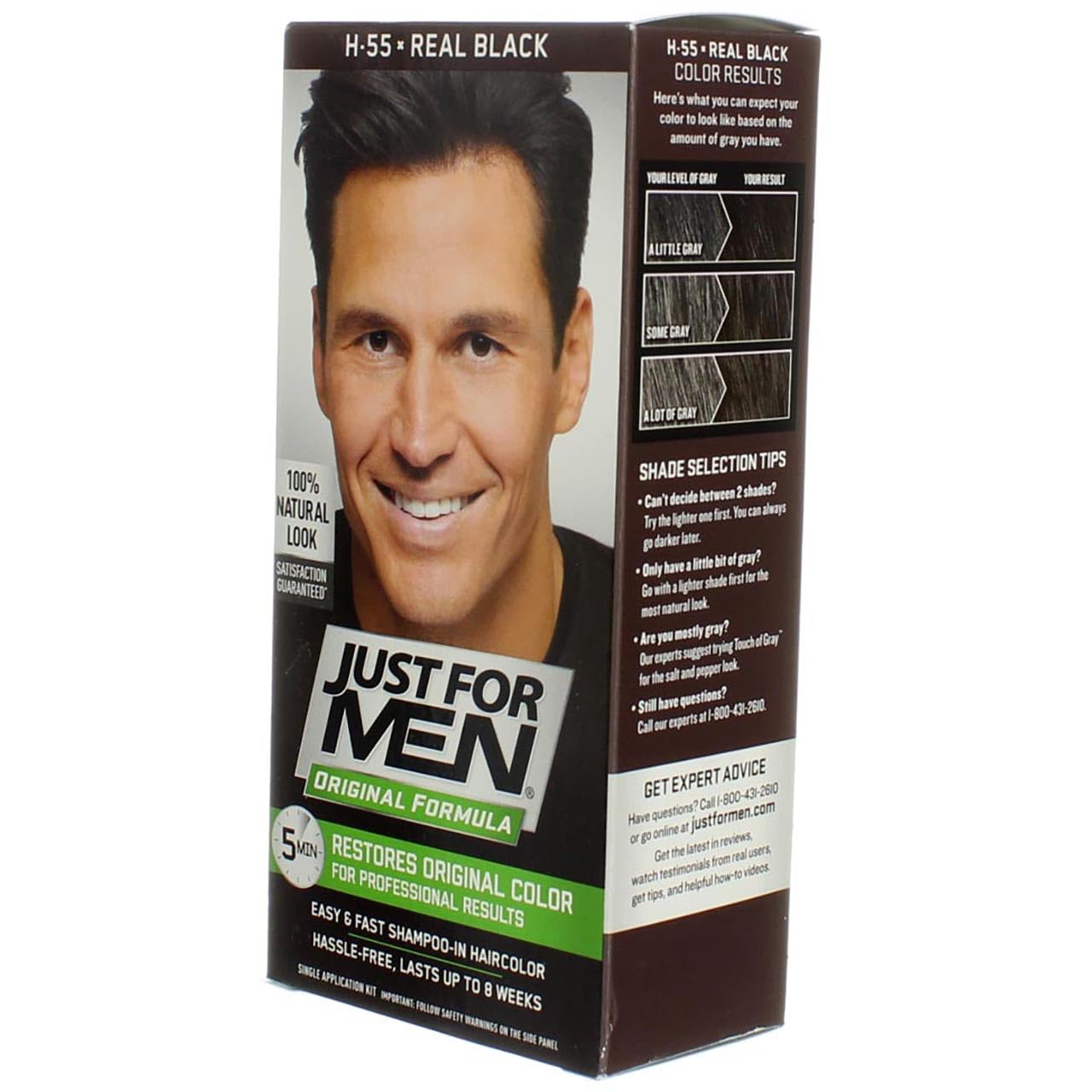 Just For Men Original Formula Natural Look - Real Black