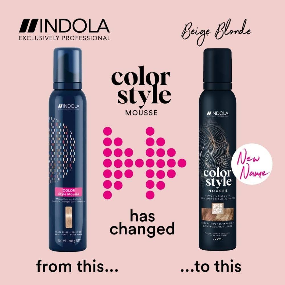Indola Exclusively Professional Color Style Temporary Colouring Mousse 200ml