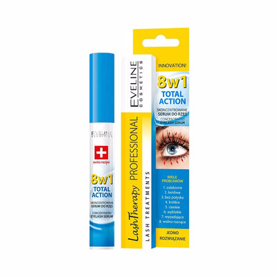 Eveline Lash Therapy Professional 8 In 1 Total Action Eyelash Serum 10ml
