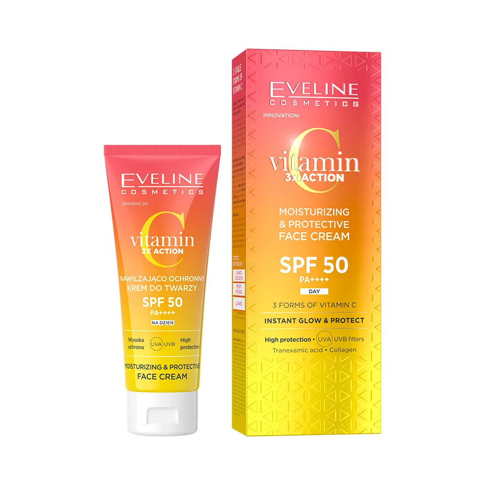Eveline Vitamin C 3X Action Moisturizing Protective Face Cream 30ml