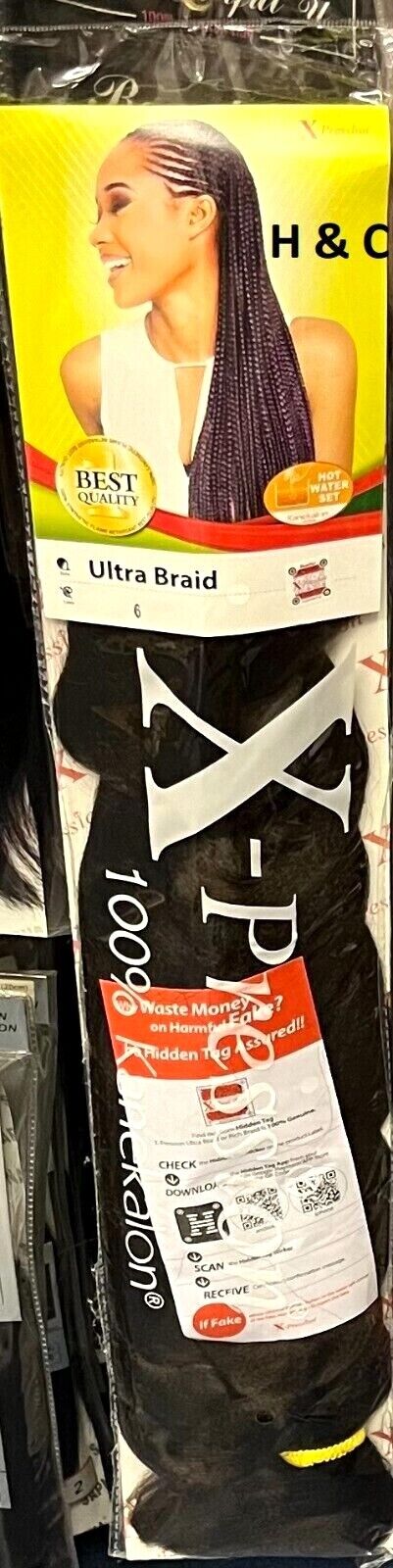 X Pression Syn Ultra Braid X-PRESSION Ultra Hair Braid (Braiding) Extension (Choice of Colours)