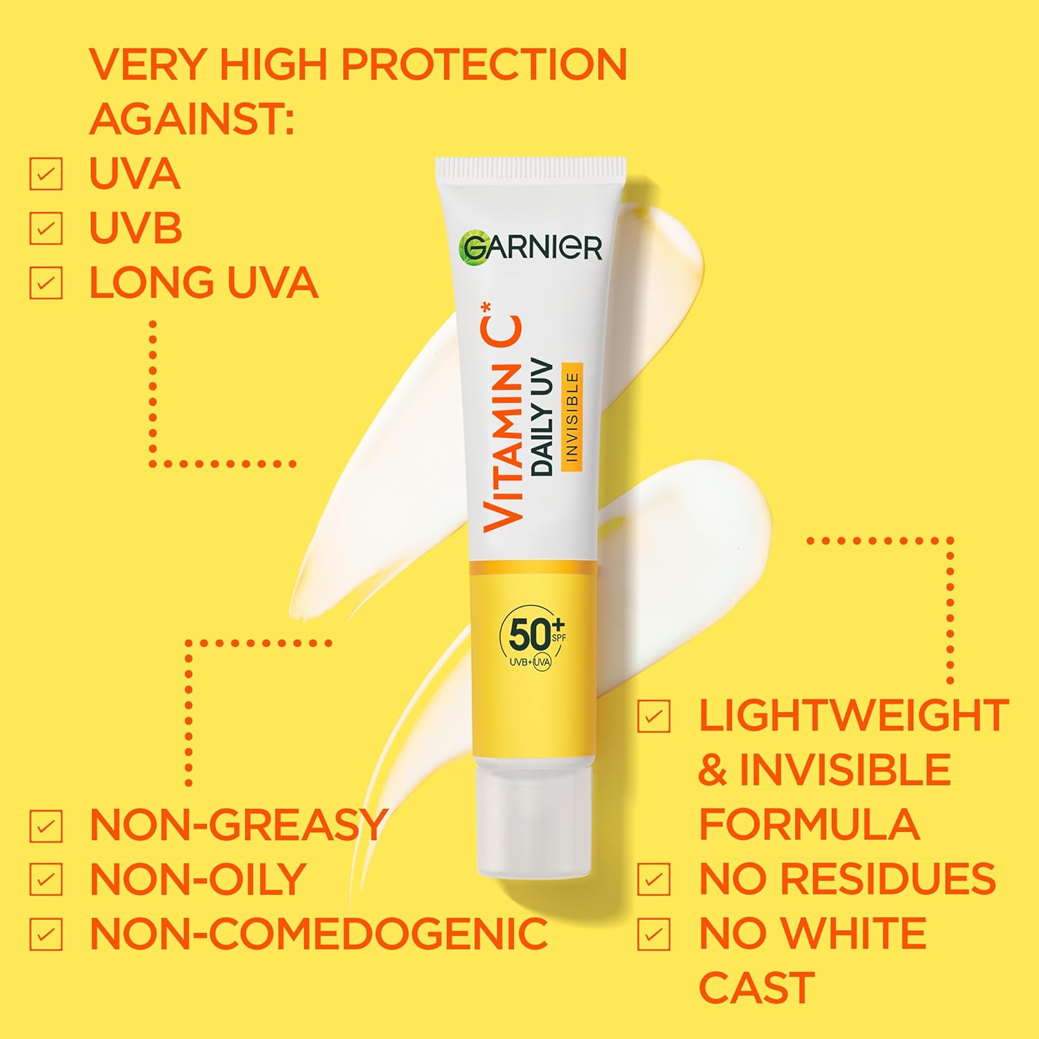 Garnier Skin Active Vitamin C Daily UV Brightening Fluid 50 SPF 40ml