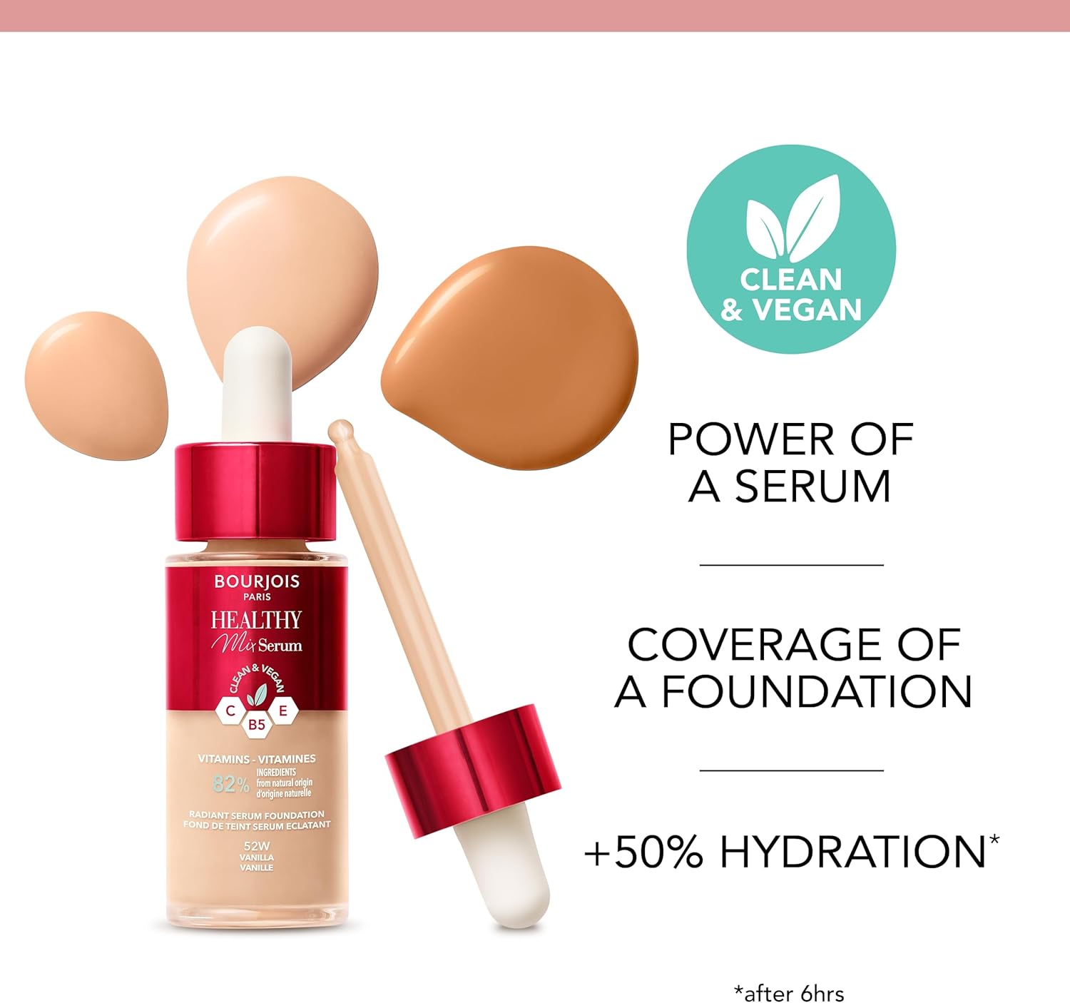 Bourjois Healthy Mix Serum Makeup Foundation 30ml