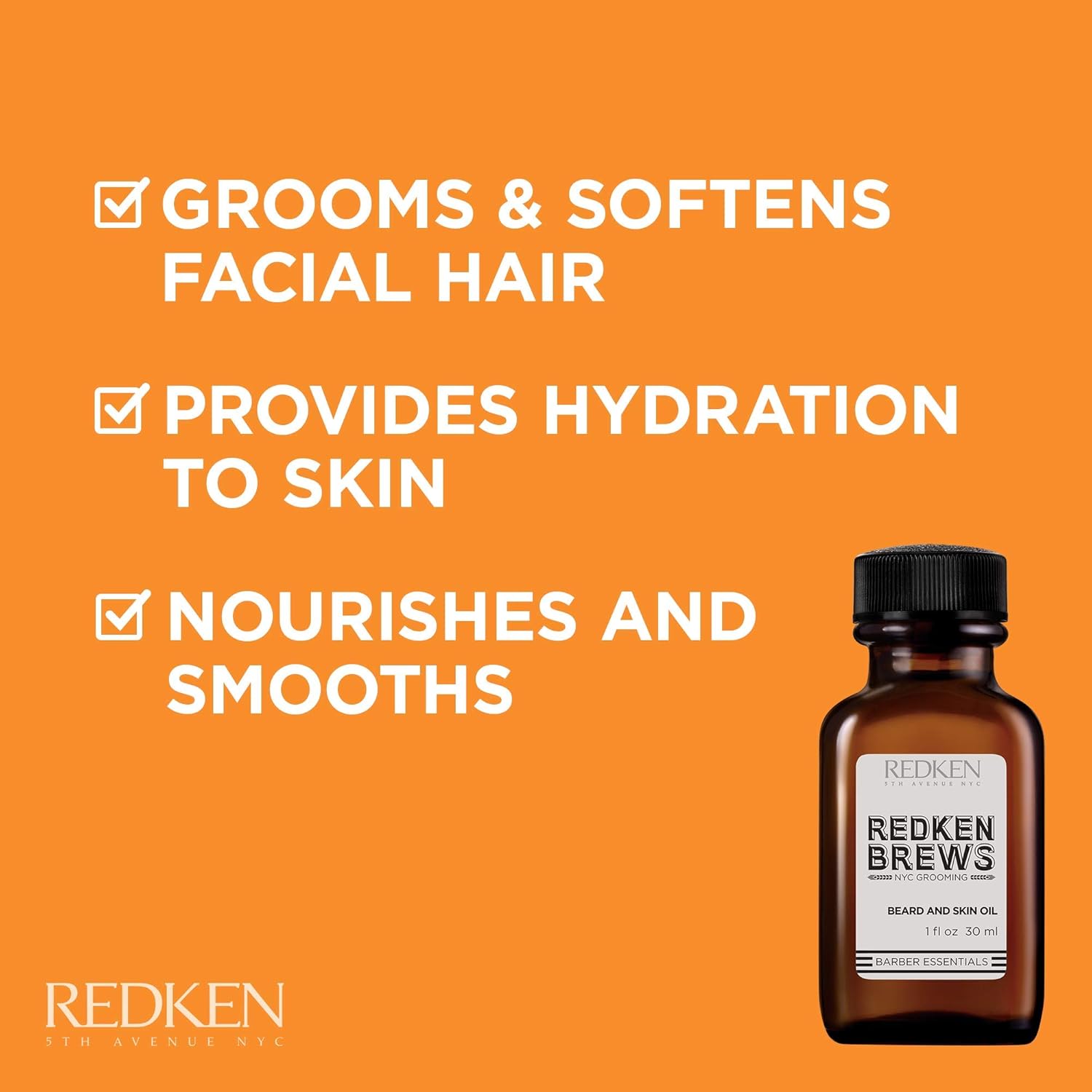 Redken Brews Beard And Skin Oil 30ml