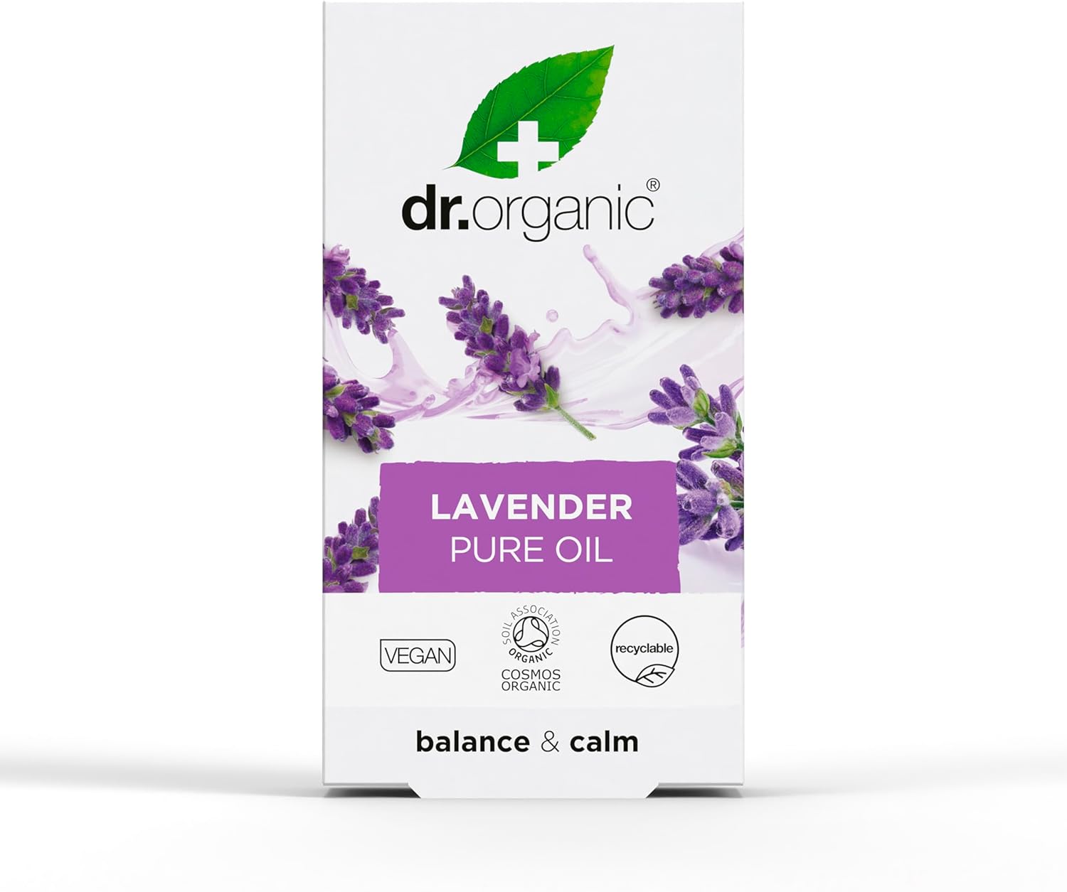 Dr Organic Organic Balance And Calm Lavender Pure Oil 10ml