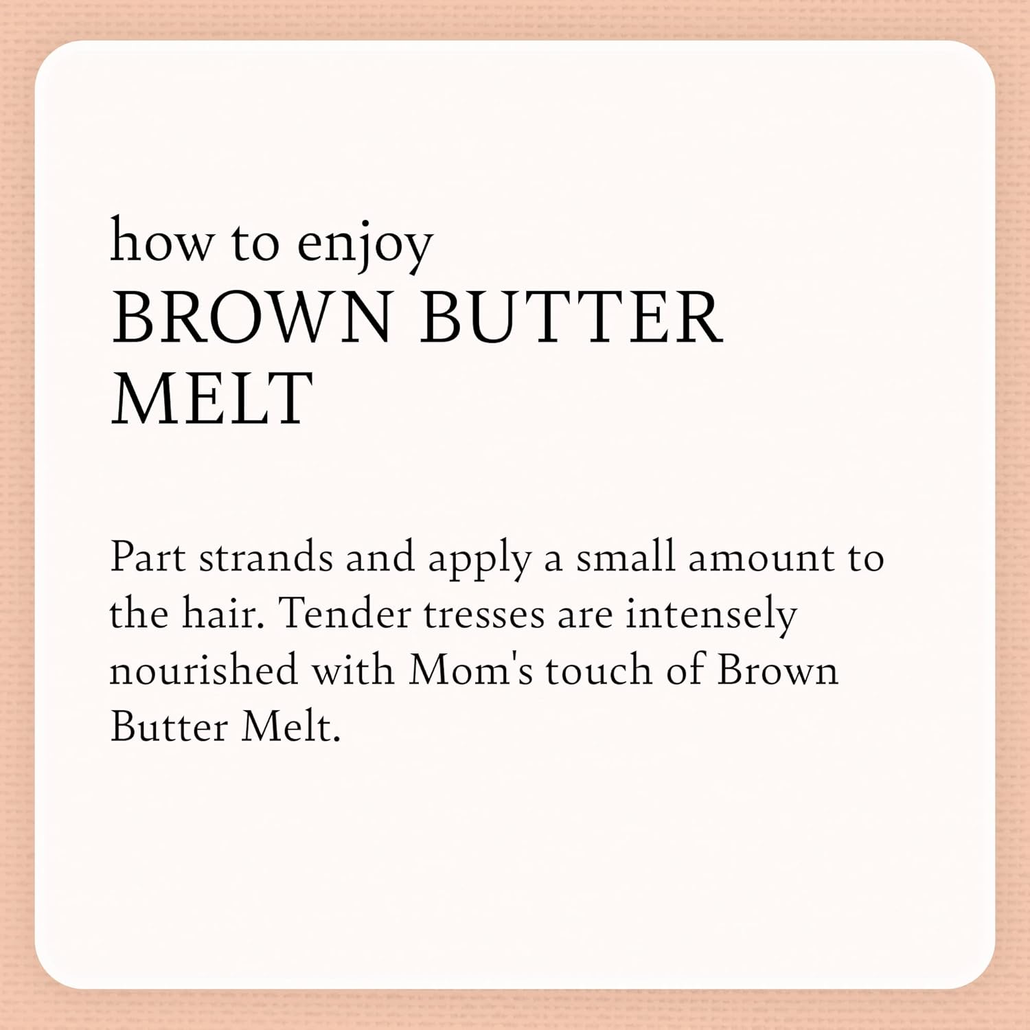 Camille Rose Naturals Kids Brown Butter Melt Mandarin Oil Hair Balm 120ml