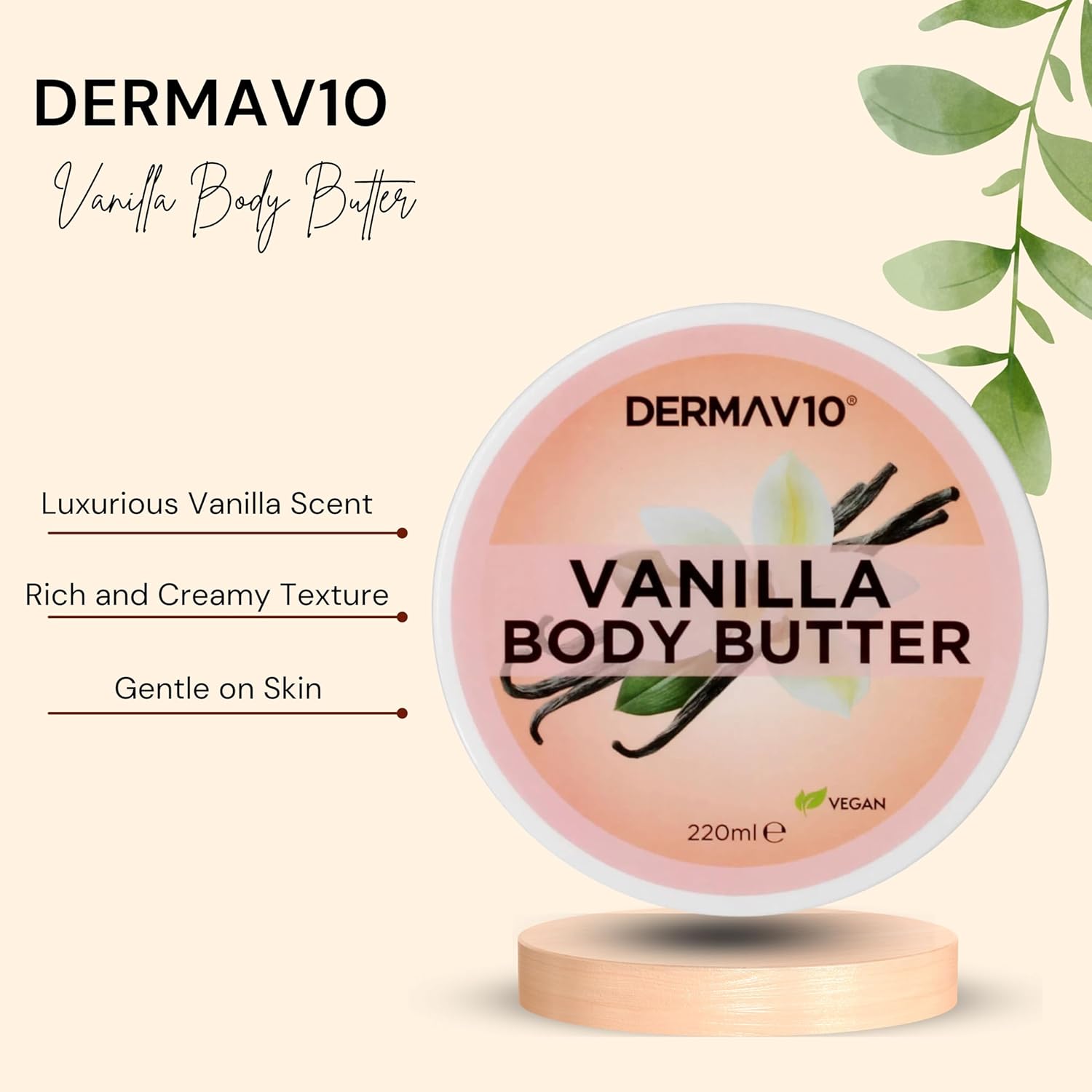 HealthPoint Derma V10 Vanilla Body Butter 220ml