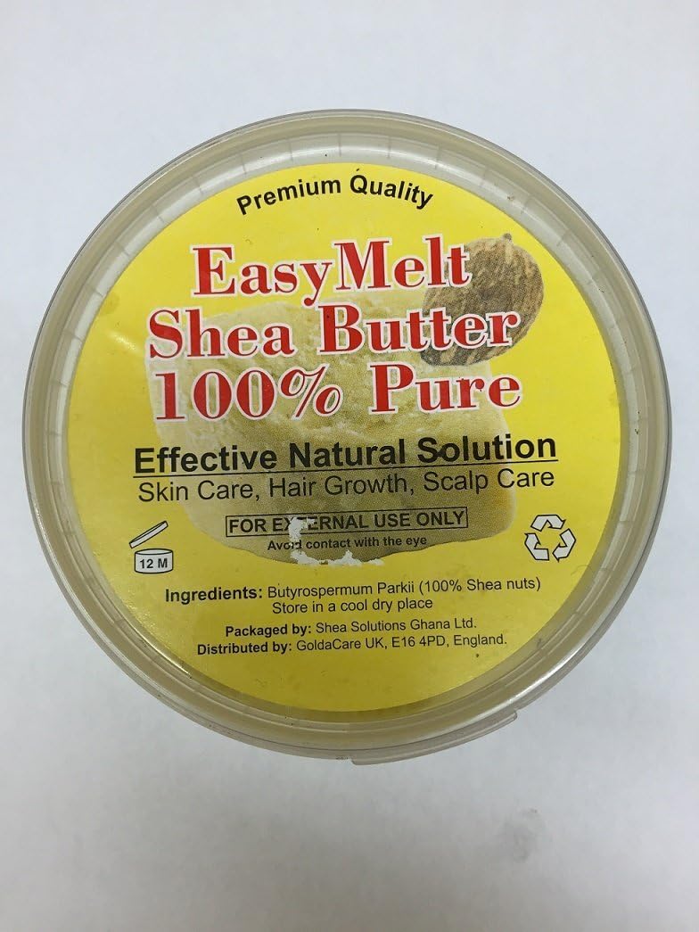 PCC Brands Easy Melt Premium Quality 100% Pure Shea Butter White - All Sizes