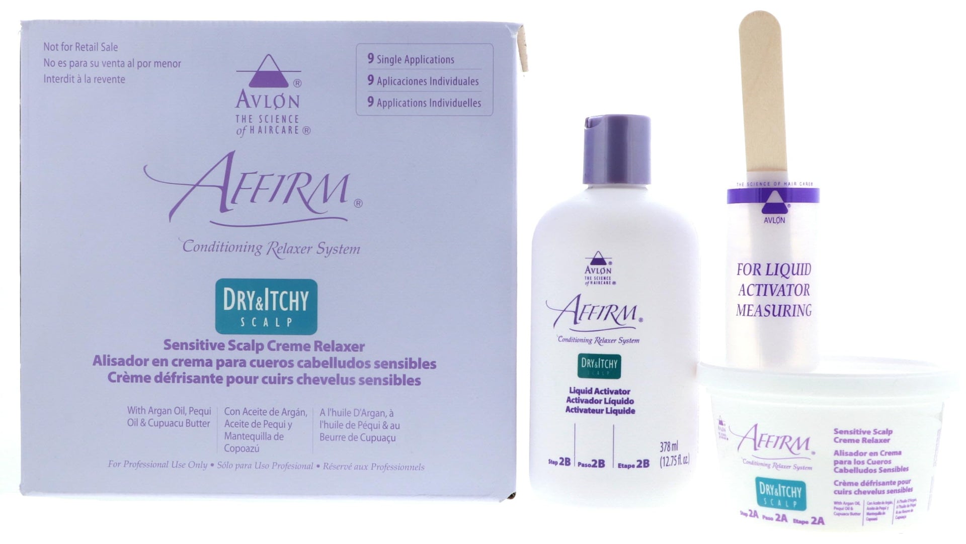 Avlon Affirm Dry And Itchy Scalp Conditioning Relaxer System With Protecto
