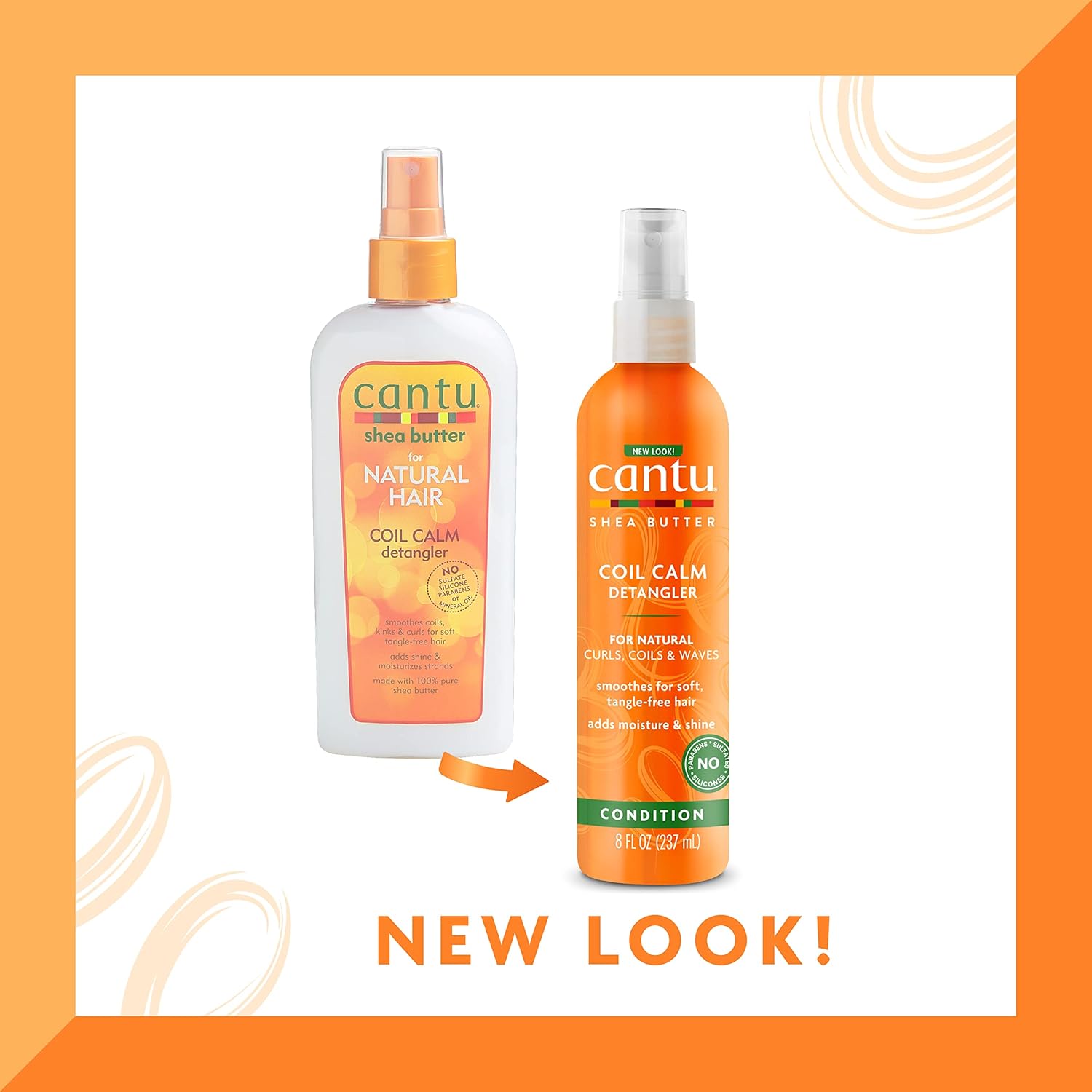 Cantu Shea Butter Coil Calm Detangler Spray 237ml - Afro Hair Boutique