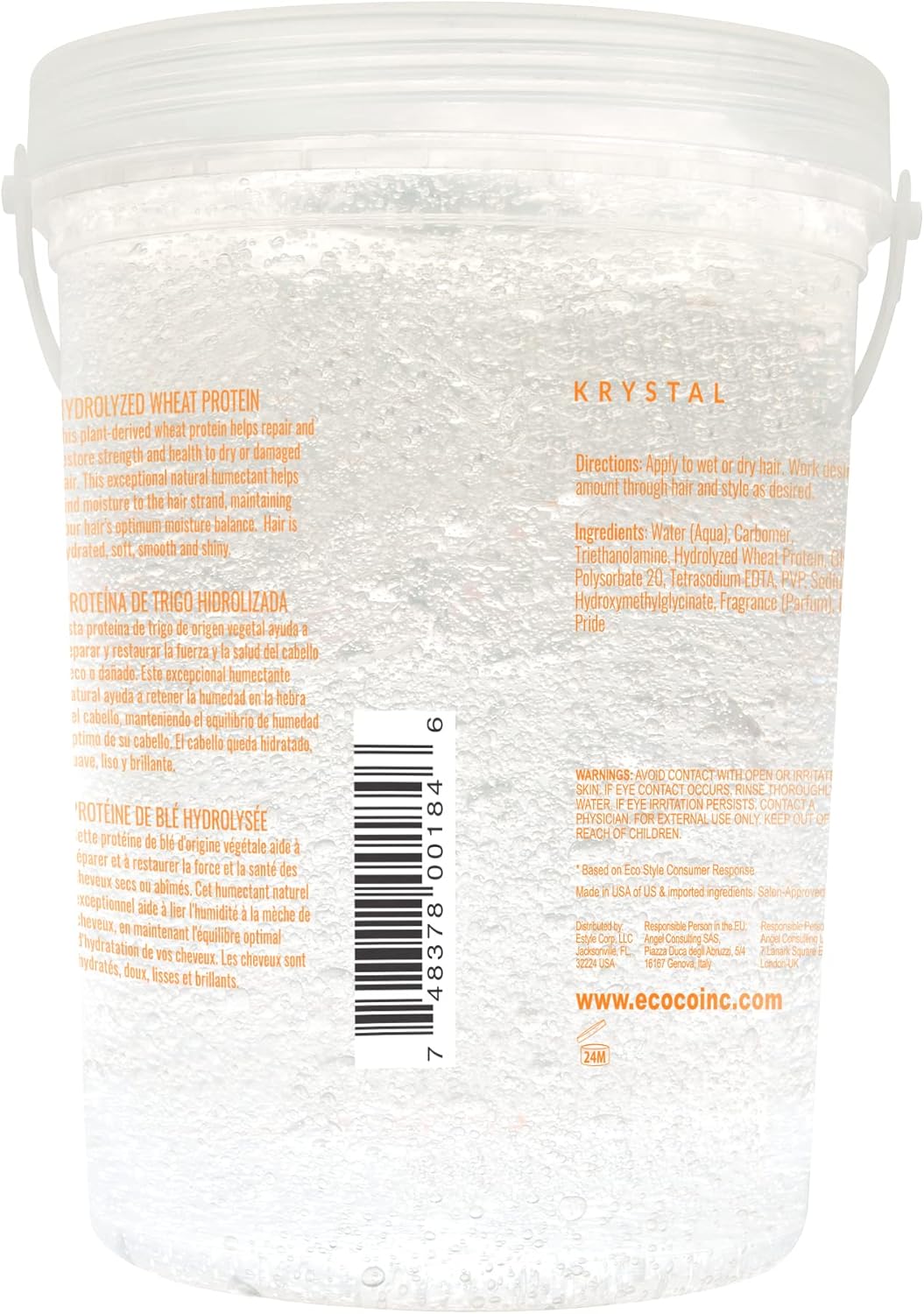 Eco Style Professional Styling Gel Krystal Styling Gel - All Sizes